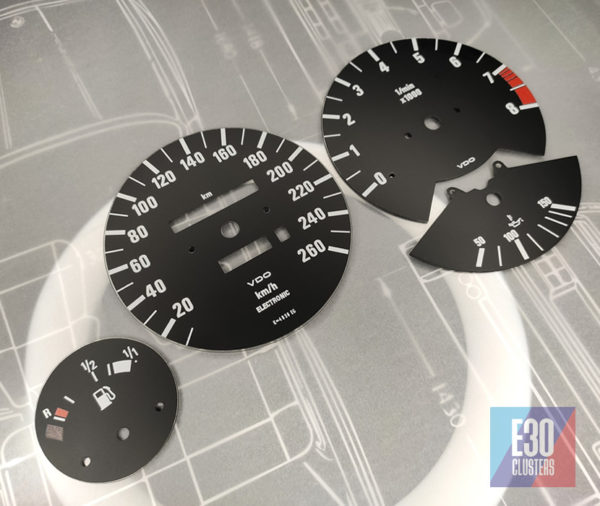 M3 US SPEC SET – E30 Clusters