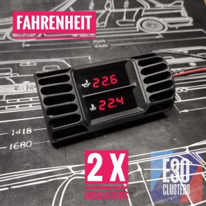 VENT GAUGE 2x INDICATORS FAHRENHEIT