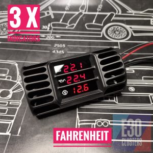 VENT GAUGE 3 INDICATORS FAHRENHEIT