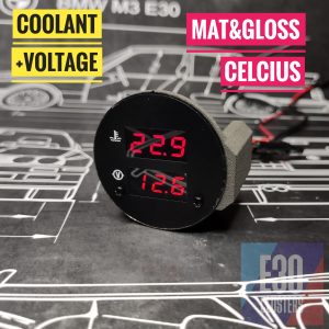 CLUSTER GAUGE 2x INDICATORS MATT - CELCIUS