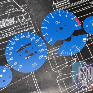 BLUE 280 kph & 8000 Econometer (B27)
