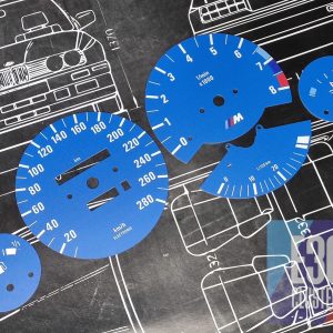 BLUE 280 kph & 8000 Econometer (B26)