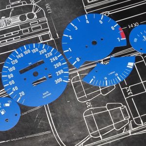 BLUE 300 kph & 7000 Econometer (B15)