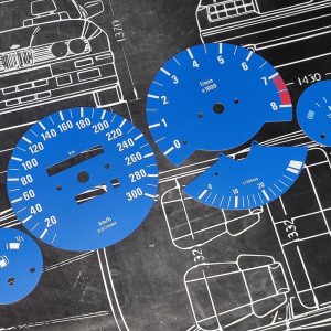 BLUE 300 kph & 8000 Econometer (B14)