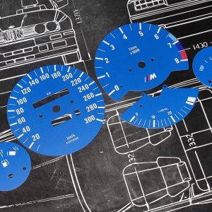 BLUE 300 kph & 8000 Econometer (B12)