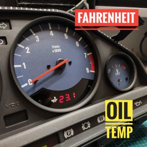 RPM GAUGE OIL TEMP FAHRENHEIT