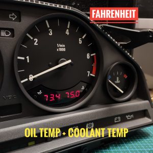 RPM GAUGE 2x INDICATOR FAHRENHEIT