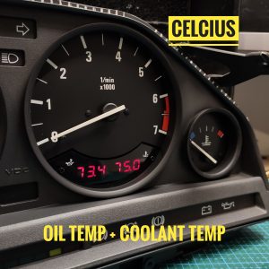 RPM GAUGE 2x INDICATOR CELCIUS