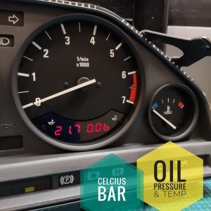 RPM GAUGE OIL PRESSURE & TEMP BAR