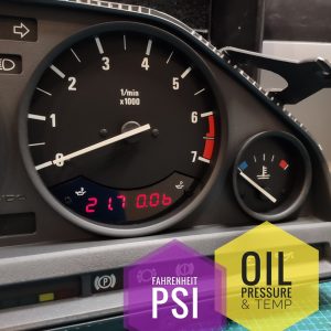 RPM GAUGE OIL PRESSURE & TEMP PSI